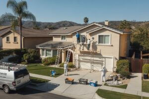 aerial court handyman painting services