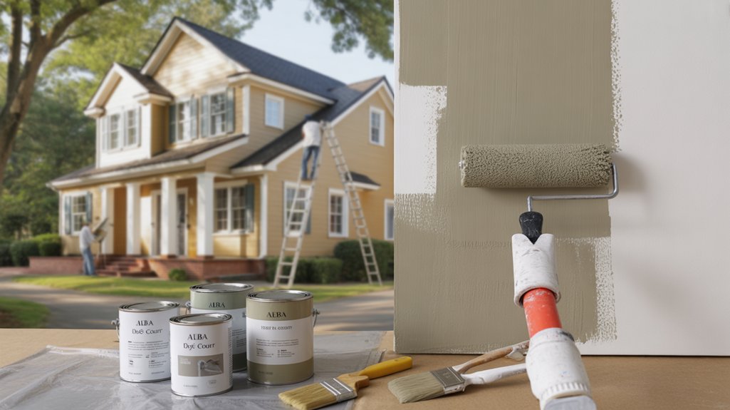 comprehensive interior exterior painting