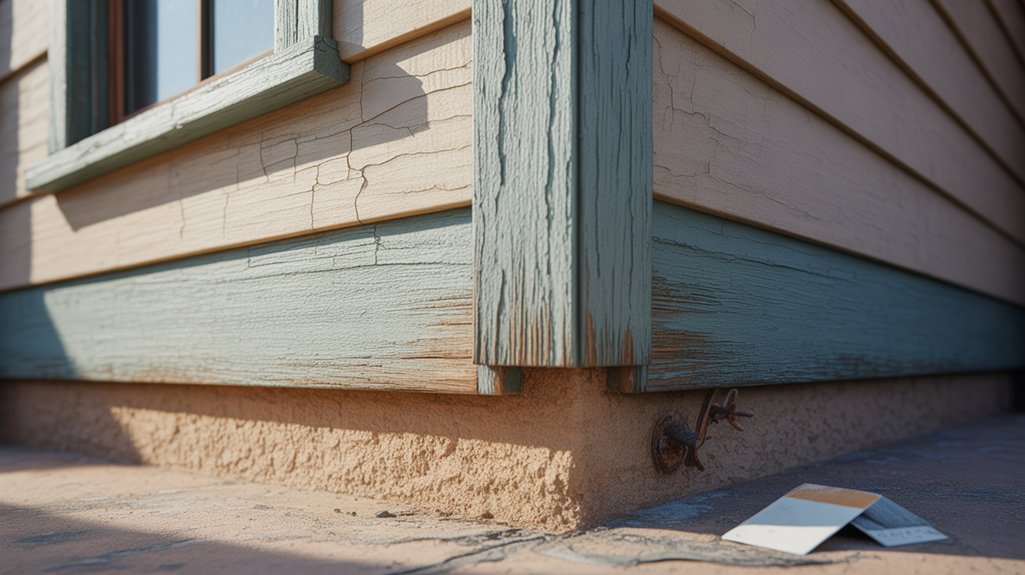 exterior paint and moisture inspection