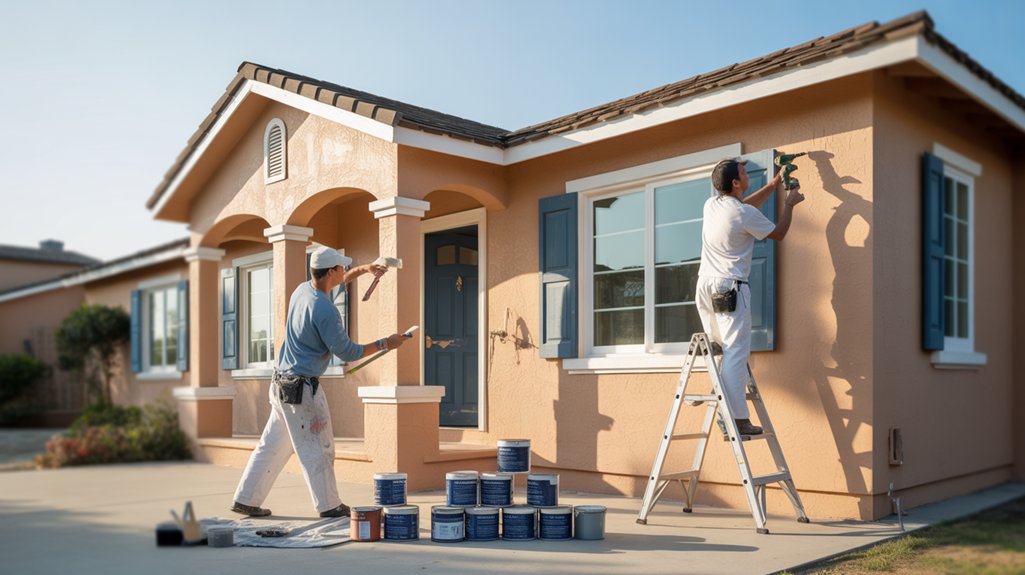 painting repairs maintenance cleanup