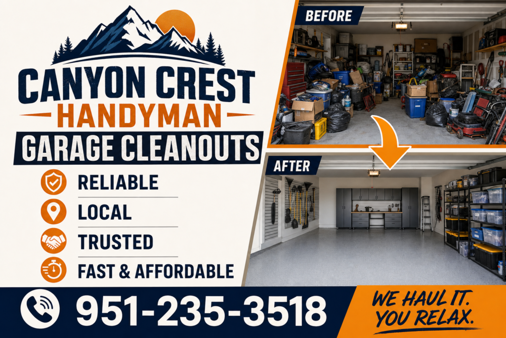 Handyman Services Canyon Crest: Fast, Reliable Help for Every Home Repair